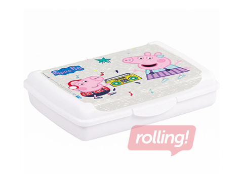 Uzglabāšanas trauks pārtikai Keeeper Olek Peppa Pig, balts, 500ml