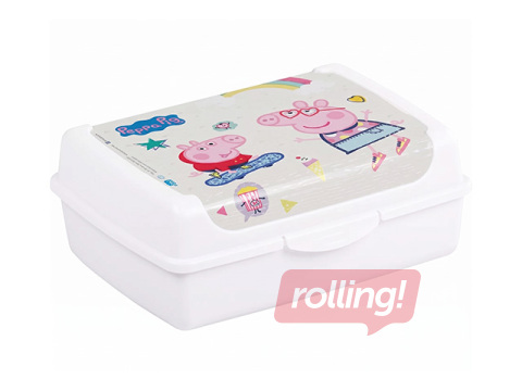 Контейнер для хранения продуктов Keeeper Olek Peppa Pig, белый, 1л