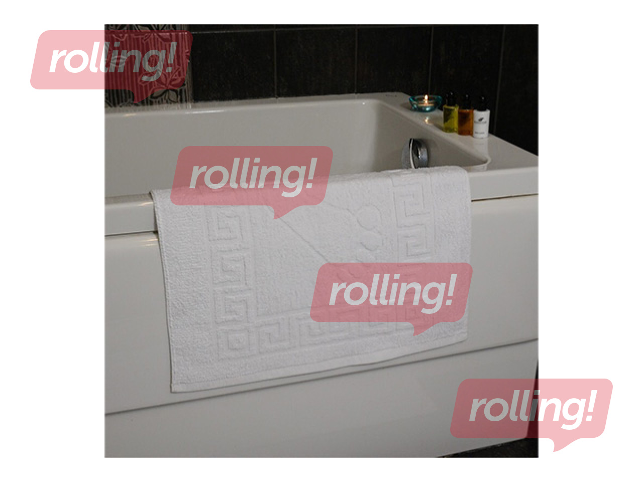 Vannitoavaip, valge, 50×70cm