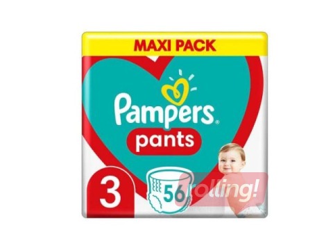 Подгузники Pampers Maxi Pack 3 (6-11 кг) трусики, 56 шт.