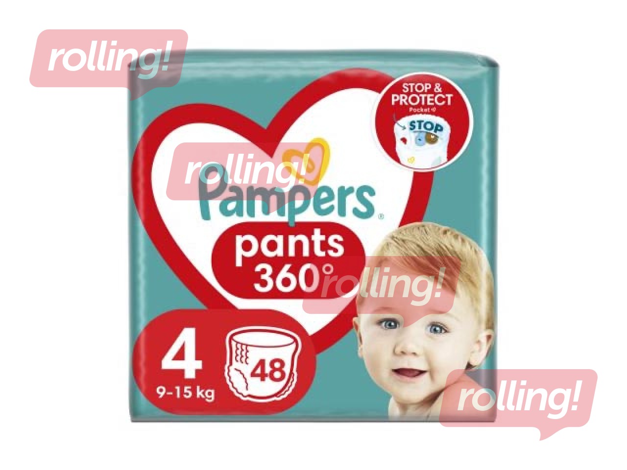 Подгузники Pampers Maxi Pack 4 (9-15 кг) трусики, 48 шт.