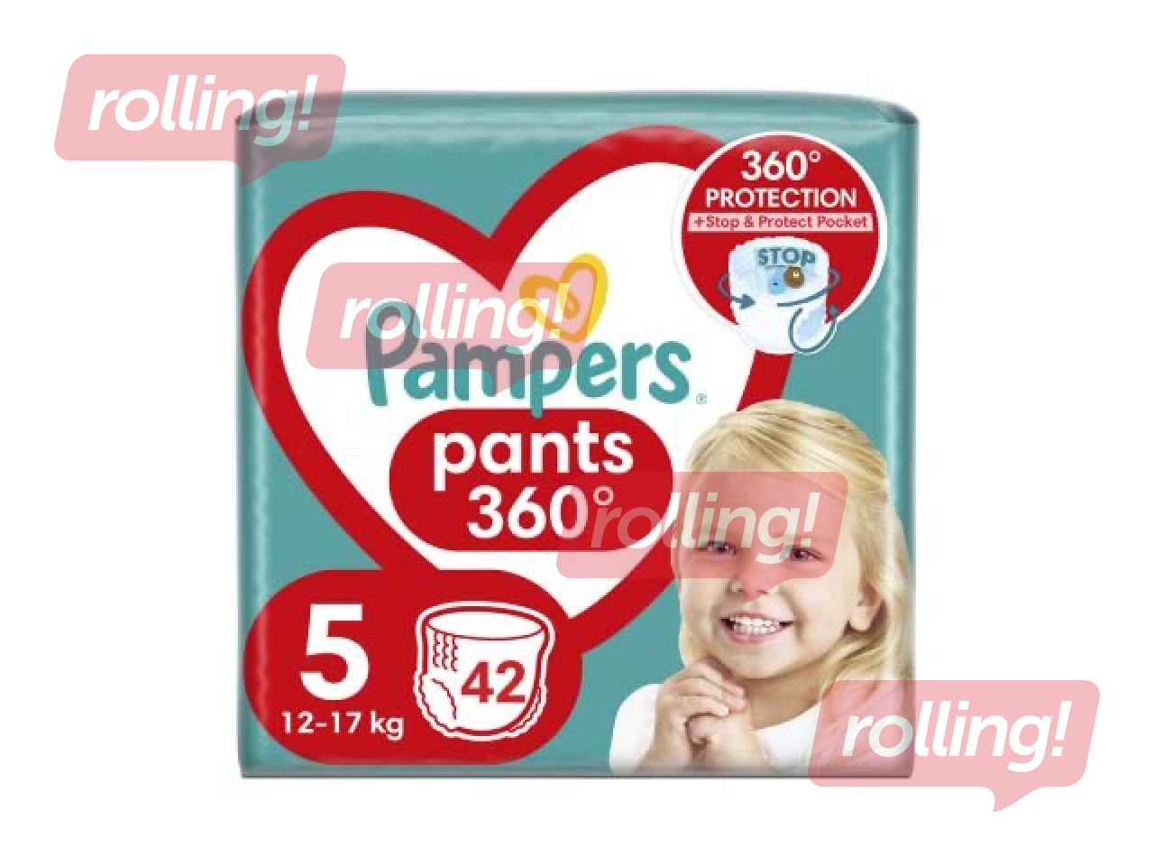 Подгузники Pampers Maxi Pack 5 (12-17 кг) трусики, 42 шт.