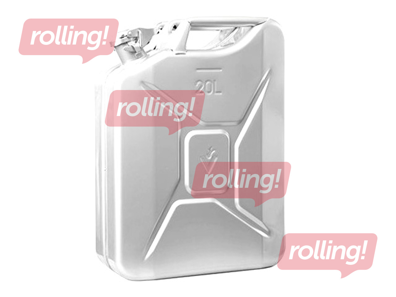 Канистра для топлива Valpro, серебристая, 20л