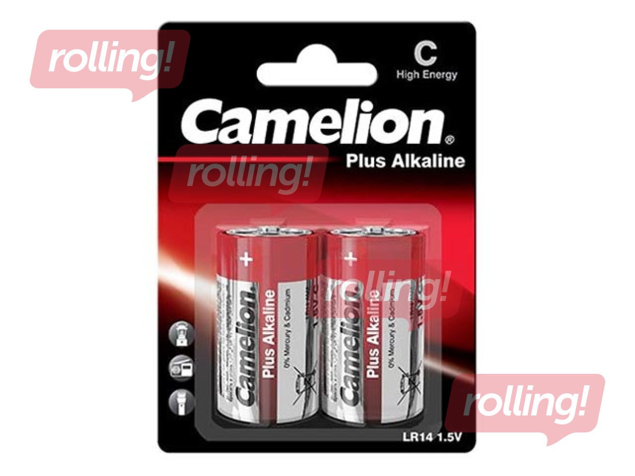 Patareid Camelion C/LR14 PLUS 0011, Alkaline, 2 tk