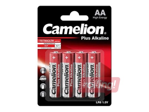 Batteries Camelion Alkaline AA B4 1,5V, 4 pcs.