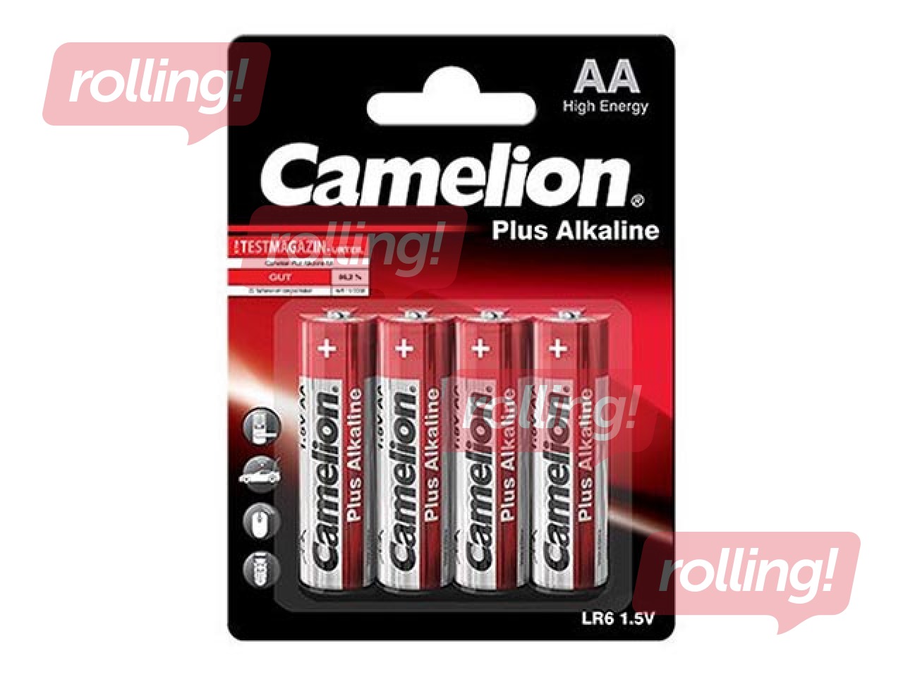 Batteries Camelion Alkaline AA B4 1,5V, 4 pcs.