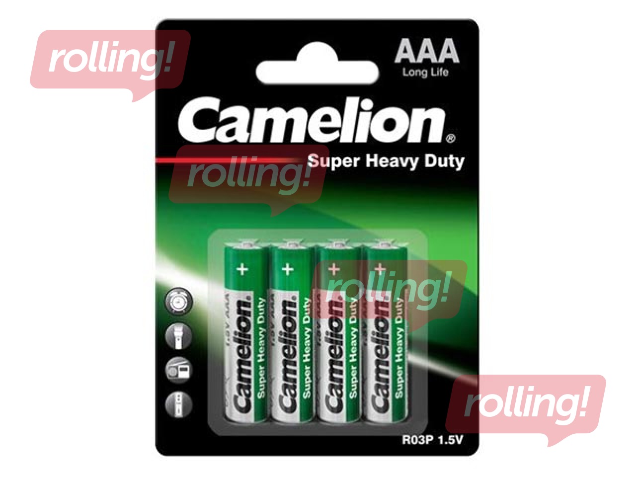 Patareid Camelion, AAA ,R06 B4, 4 tk. 