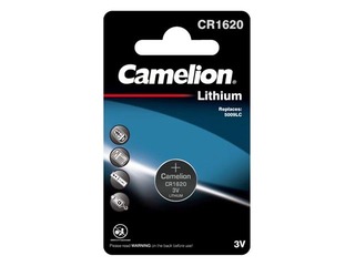 Baterija Camelion Lithium, tablešu tipa, CR 1620, 1 gab. 
