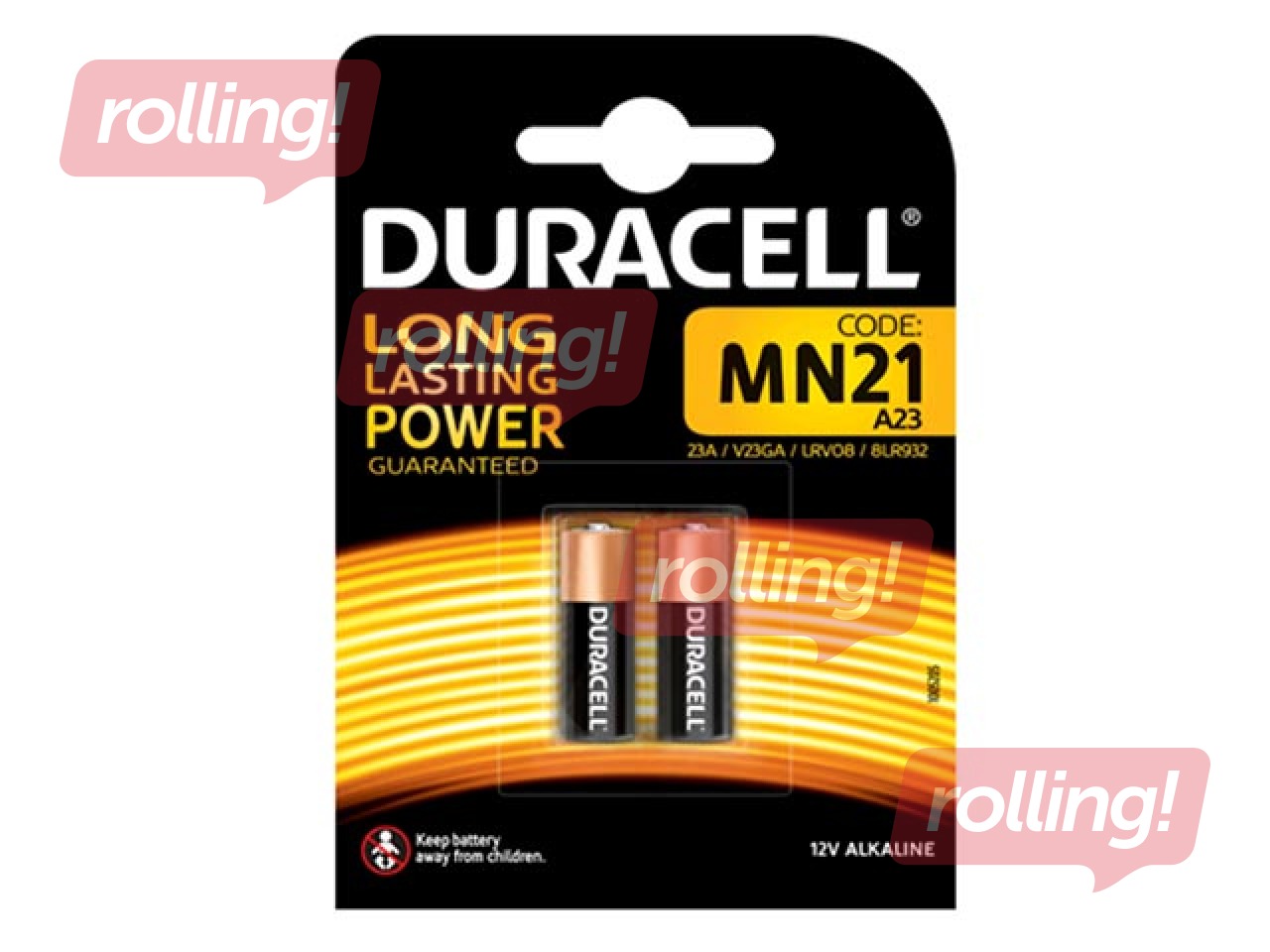 Patareid Duracell MN21/A23, 12V, 2 tk. 