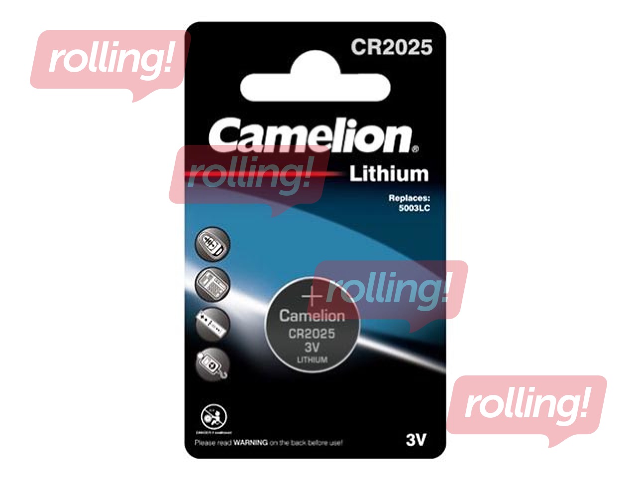 Battery Camelion Lithium, button cell, CR 2025, 1 pc. 