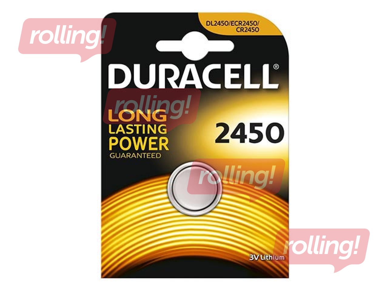 Patarei Duracell, nööppatarei, CR2450, 1 tk.