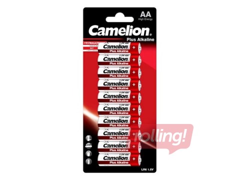 Patareid Camelion Alkaline, AA (LR6) B10, 1,5V,  10 tk.