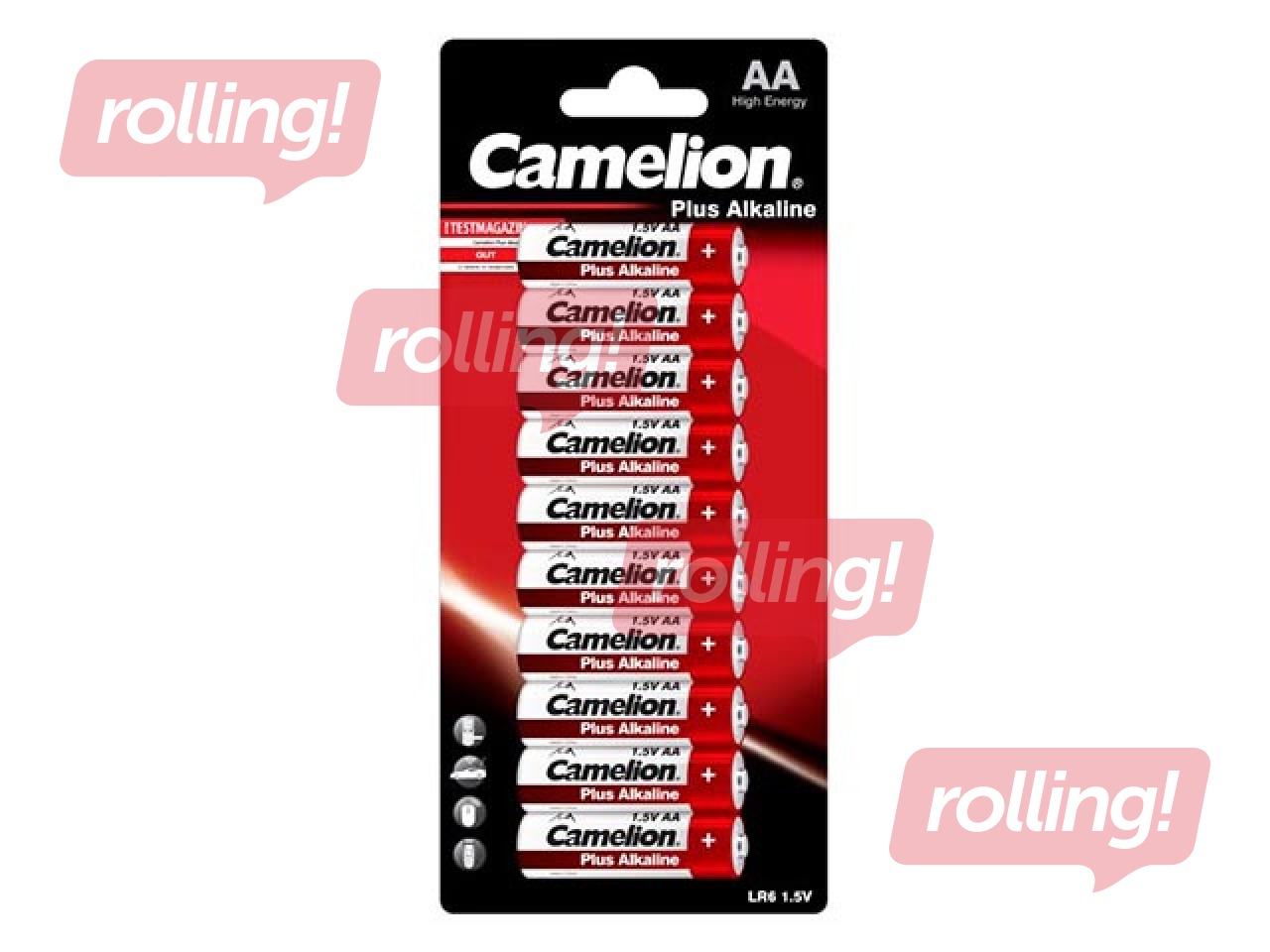 Patareid Camelion Alkaline, AA (LR6) B10, 1,5V,  10 tk.