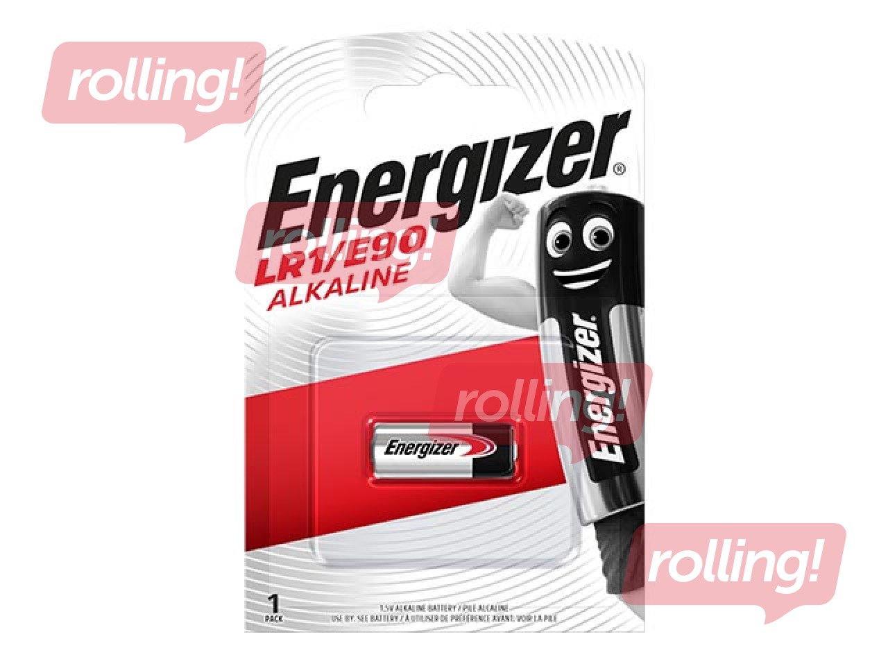 Patarei Energizer LR1/E90/MN9100, 1.5V, 1 tk.