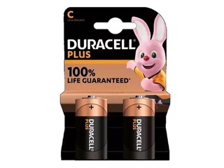 Batteries Duracell C/LR14, B2,1.5V, 2 pcs.