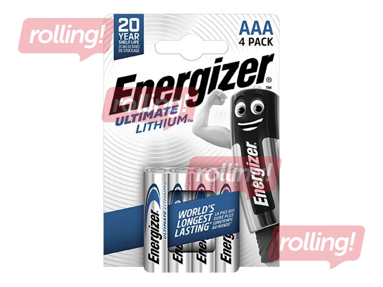 Patarei Energizer Ultimate Lithium, AAA, (4 tk)