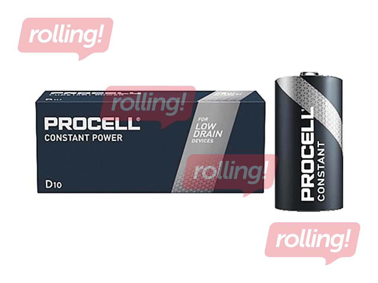 Patareid Duracell Procell Alkaline Battery D (LR20), 1,5V (10 tk)