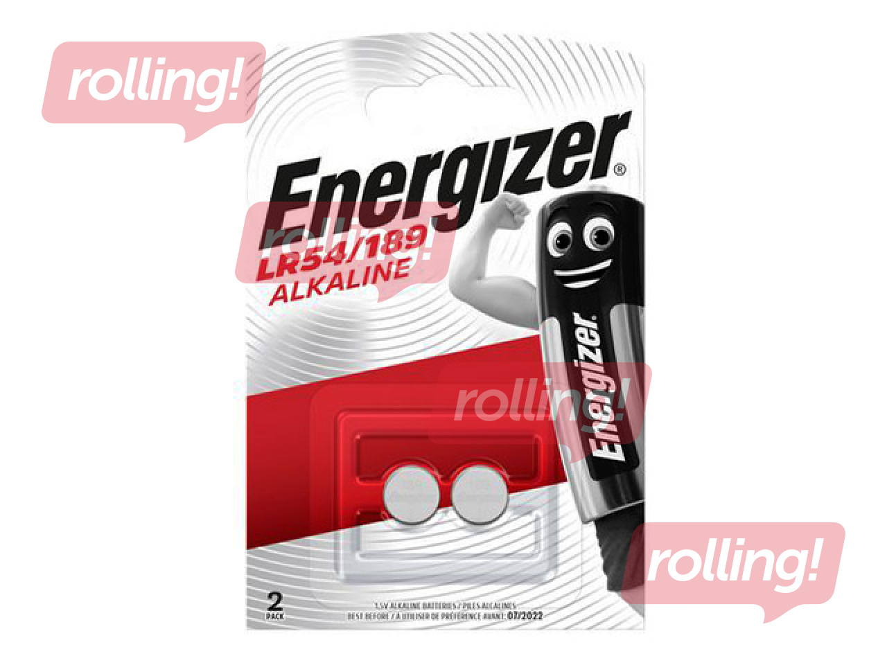 Patareid Energizer, LR54, 2 tk.
