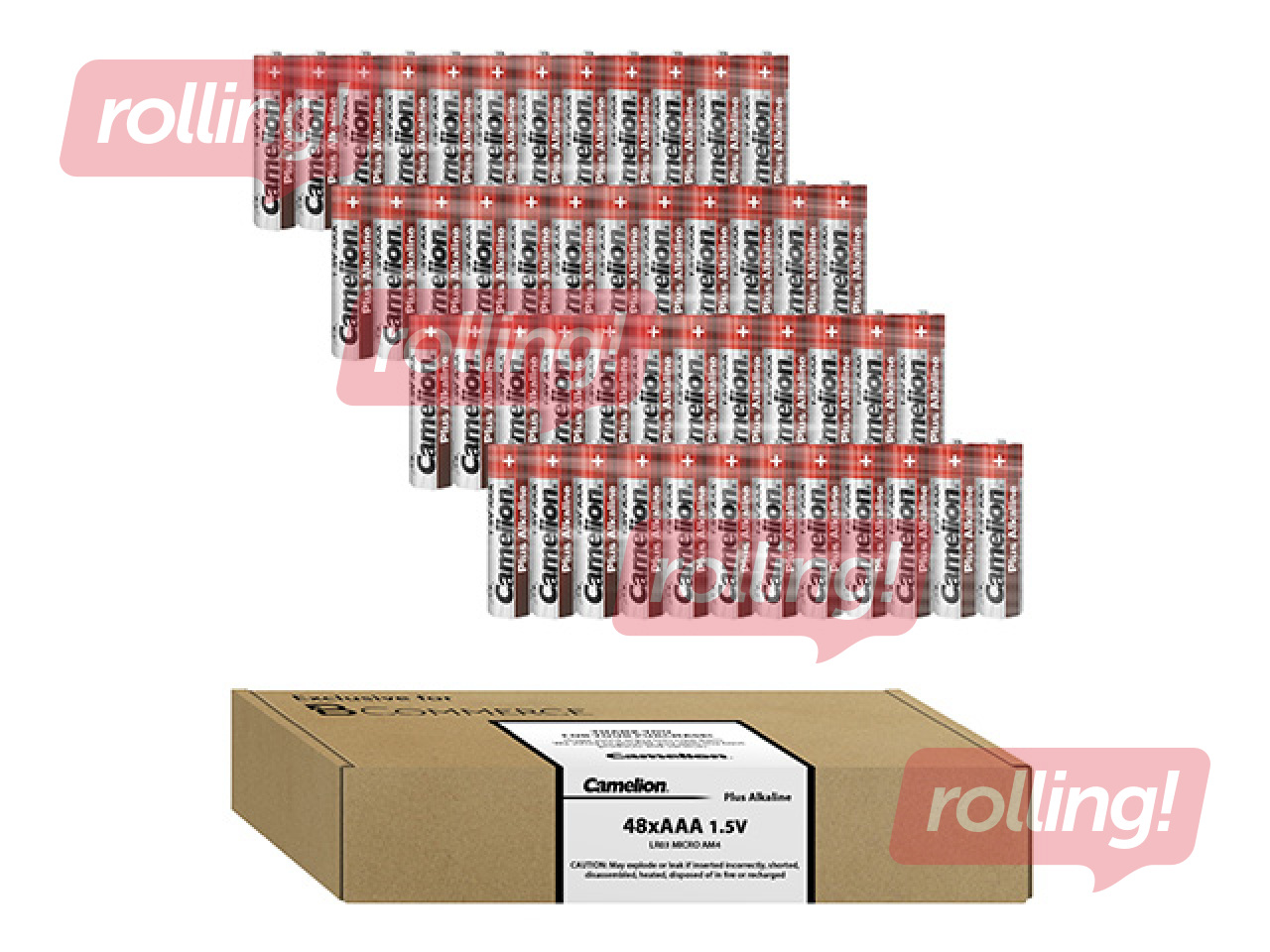 Patareid Camelion Alkaline, AAA B96, 1,5 V, 48 tk.