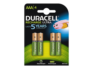 Laetavad patareid Duracell, HR03, 900 mAh, AAA, 4 tk.