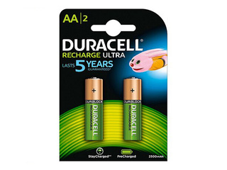 Laetavad patareid Duracell, HR06, 2500 mAh, AA, 2 tk.