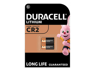 Patarei Duracell Photo Battery Lithium CR2, 3V, 2 tukki.