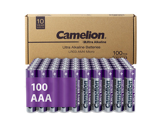 Patareid Camelion, Ultra Alkaline, AAA B100, 1.5V, 100tk.