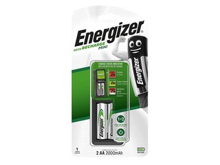 Patareide laadija Energizer Mini EU pistik 2000 mAh + 2 x AA