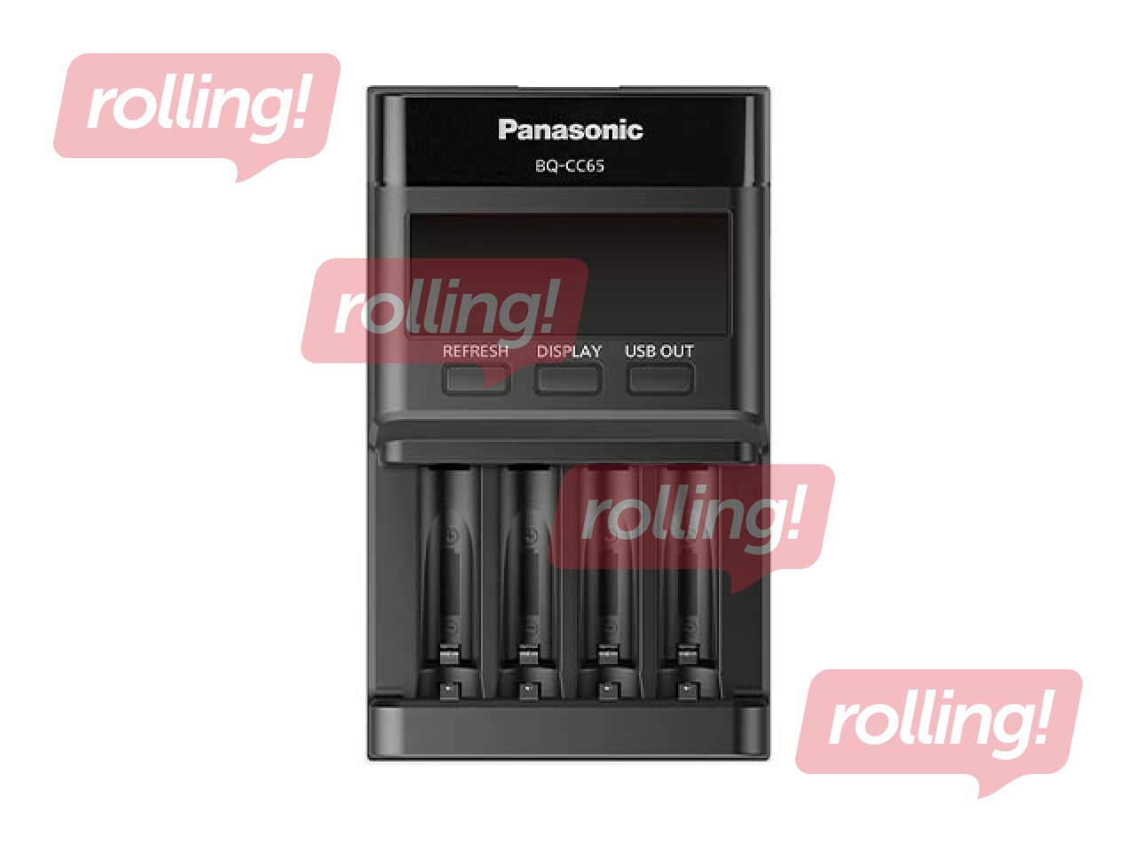Bateriju lādētājs Panasonic, Eneloop Pro BQ-CC65E, NiMH, 1-4x AA/AAA