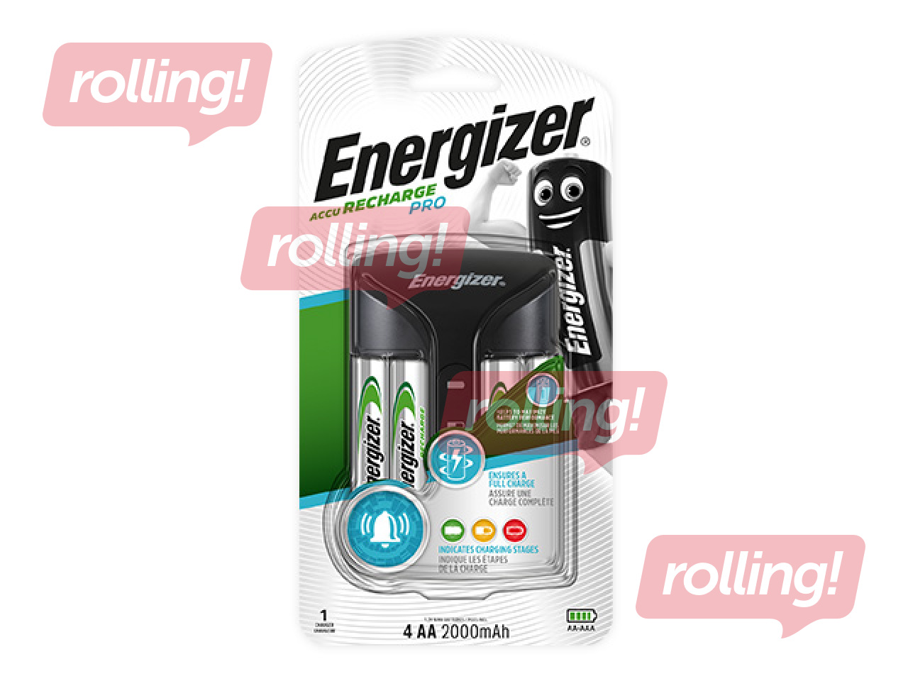 Bateriju lādētājs ENERGIZER PRO +4xAA CHPRO-EU