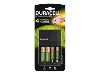 Duracell Hi-Speed Value akulaadija +2 AA 1300 mAh, +2 AAA 750 mAh, laadimisaeg 4 tundi