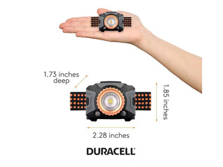 Galvas lukturis Duracell DH350SE IPX4, 350lm, 3xAAA