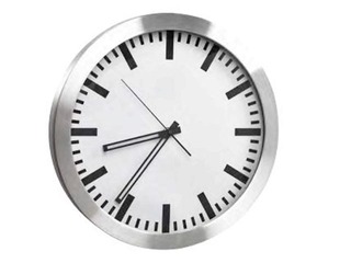 Wall Clock Aluminium 35 cm