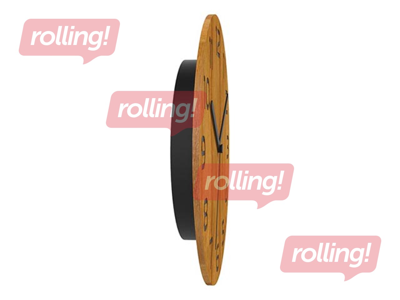 Seinakell Unilux Palma silent, puidust, 30 cm