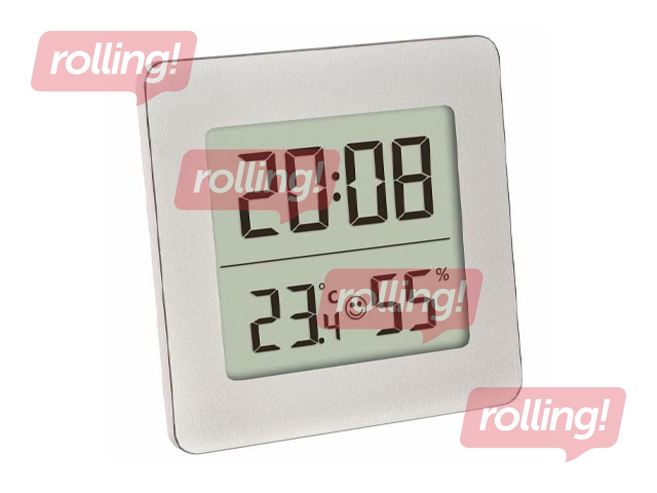 Thermometer-Hygrometer with Clock and Alarm, TFA