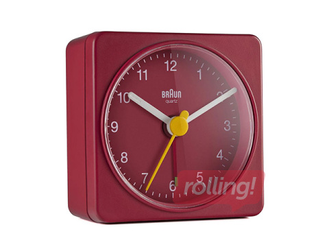 Alarm clock Braun BC02, red