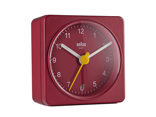 Alarm clock Braun BC02, red