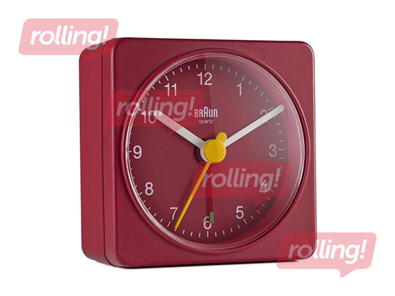 Alarm clock Braun BC02, red