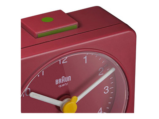 Alarm clock Braun BC02, red