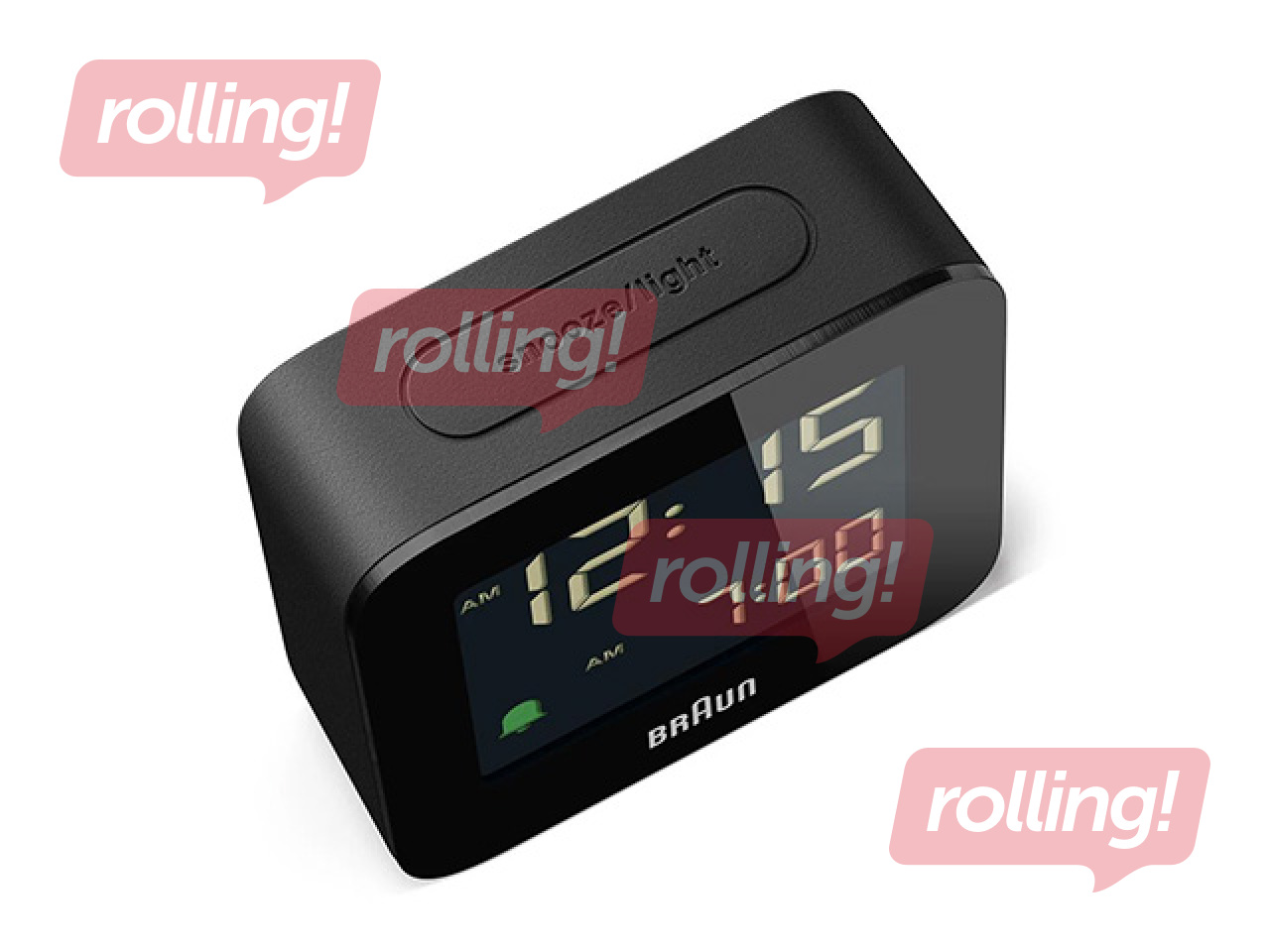 Alarm clock Braun BC08, black