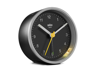 Alarm Clock Braun BC12, black, silver