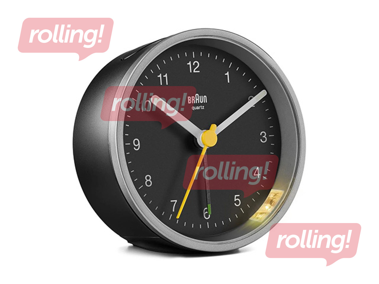 Alarm Clock Braun BC12, black, silver