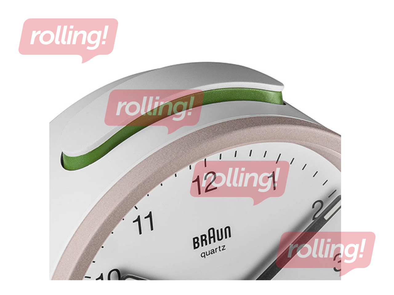 Alarm Clock Braun BC12, pink, white