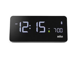 Alarm Clock Braun BC21, with wireless charging, black