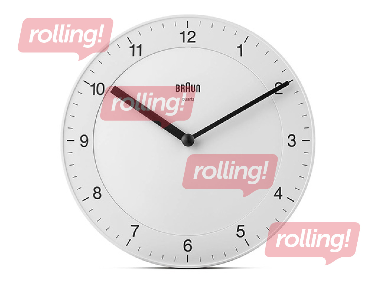 Wall Clock Braun BC06, white