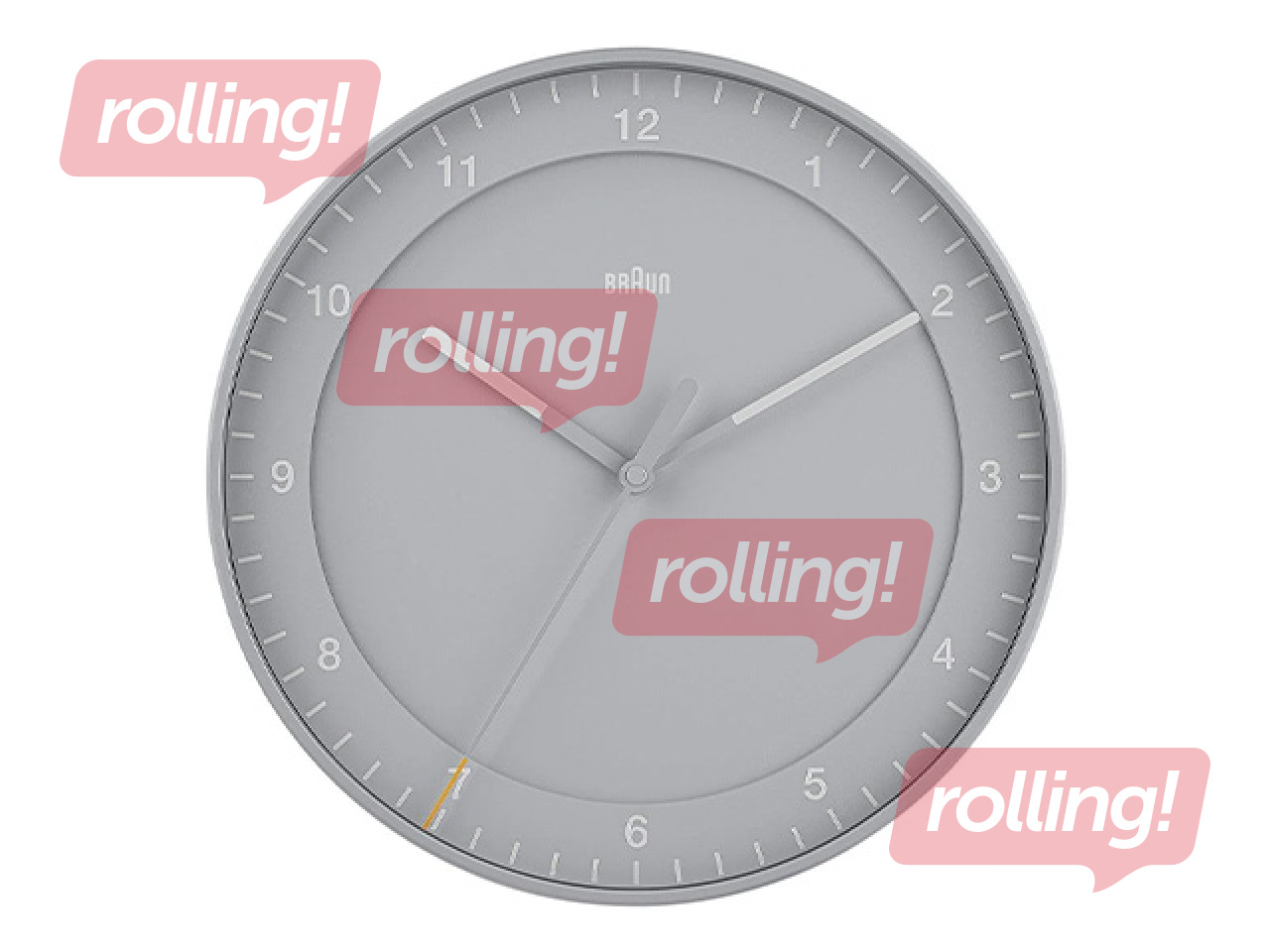 Wall clock Braun BC17, grey