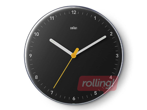 Wall clock Braun BC26, black