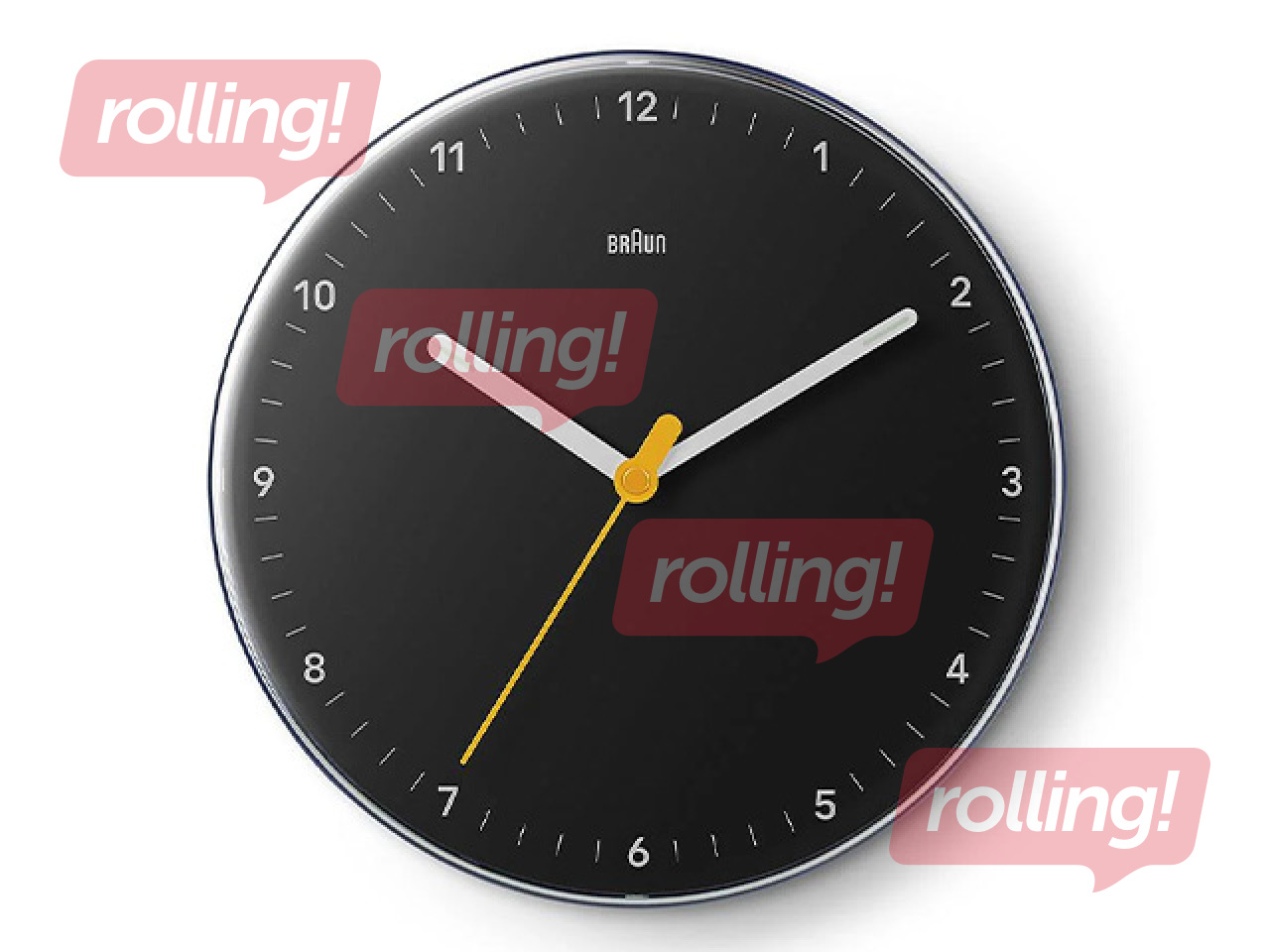 Wall clock Braun BC26, black