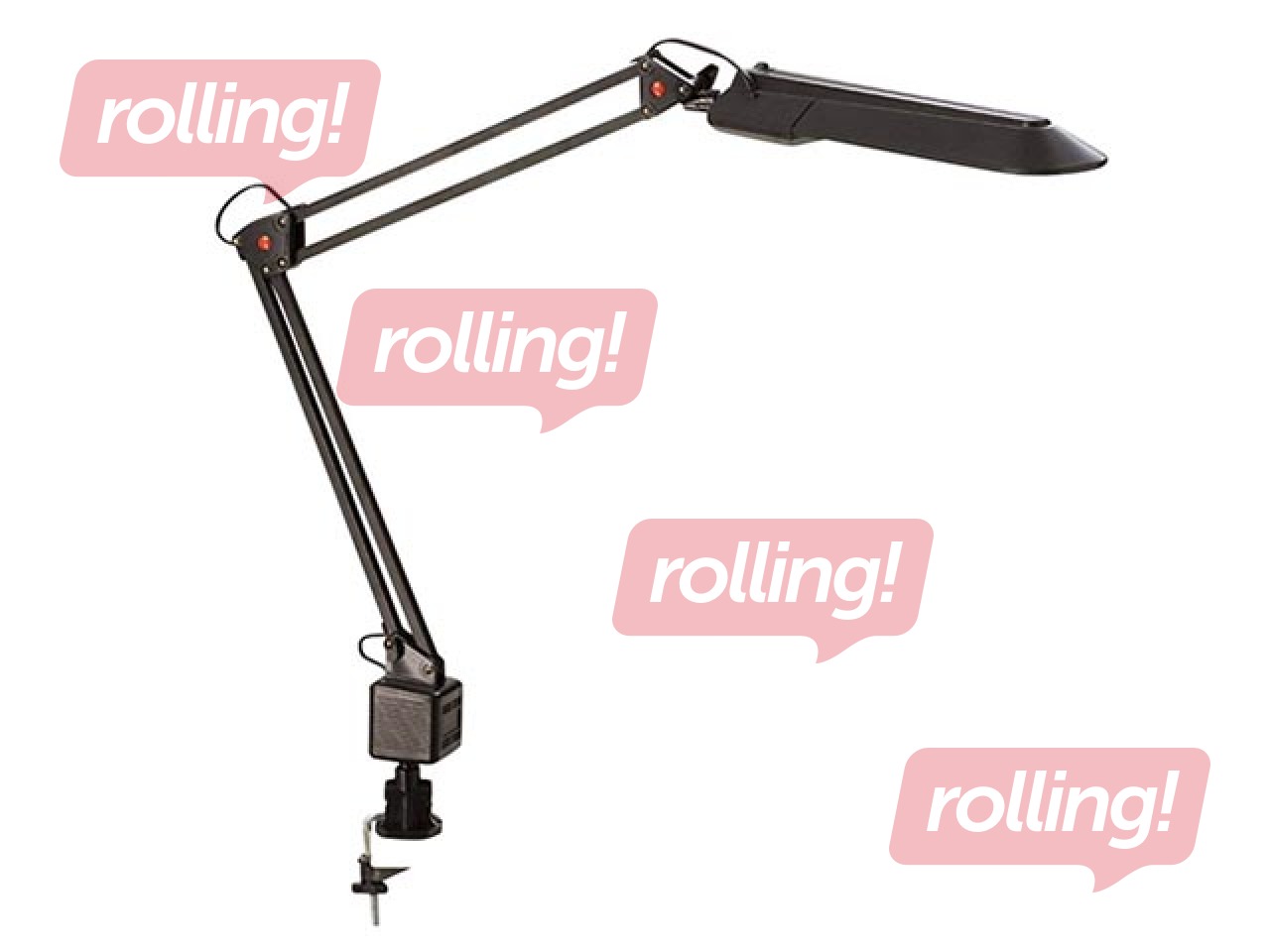 Настольная лампа Alco, чёрная