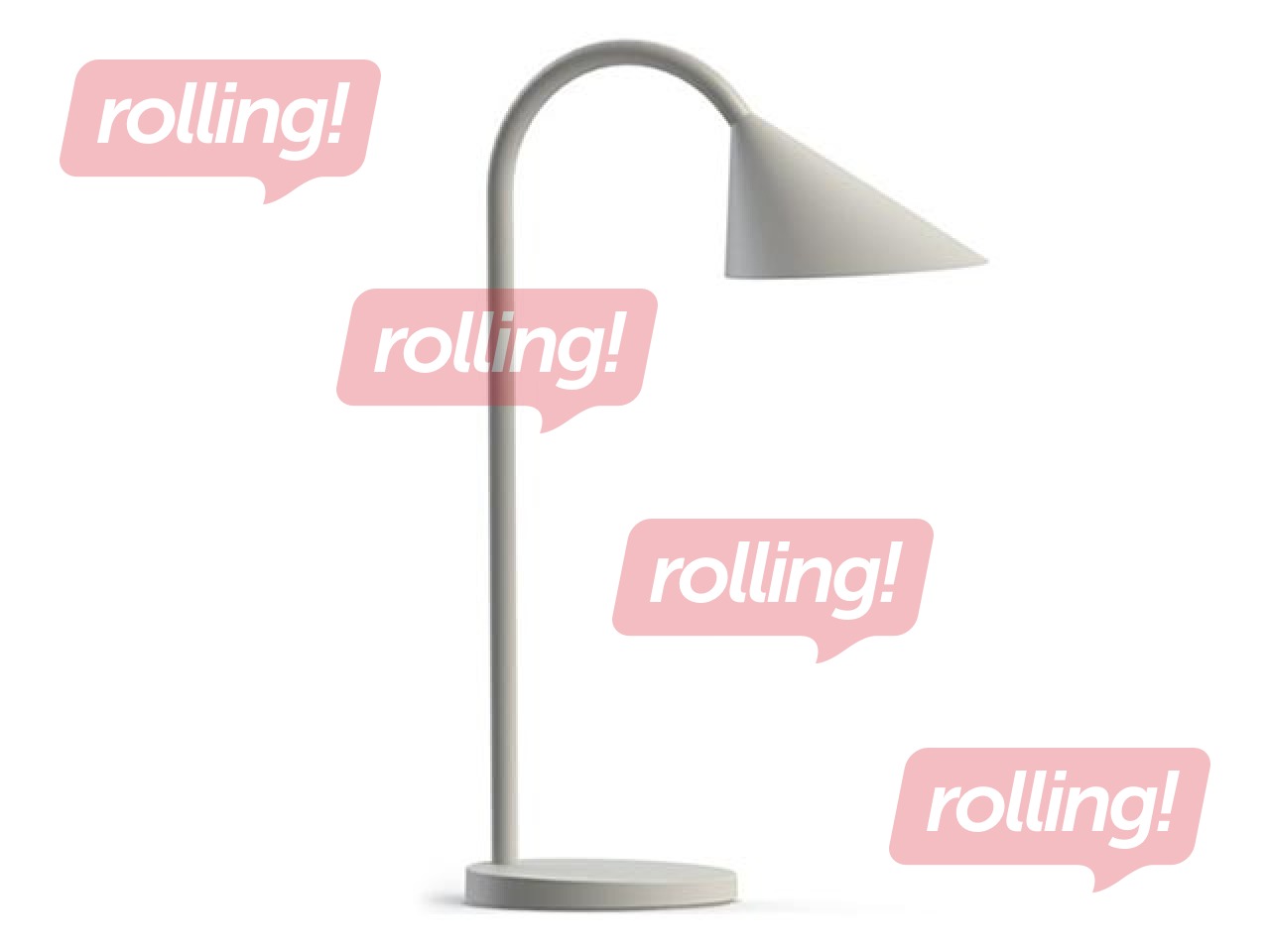 Galda lampa Unilux Sol LED, balta